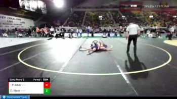 2A 138 lbs Cons. Round 2 - Porter Beus, New Plymouth vs Drey Stoor, Soda Springs