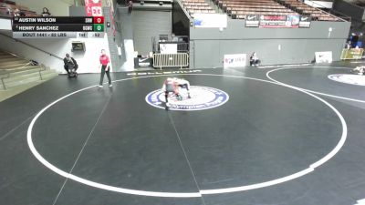 82 lbs Cons. Sub-quarters - Henry Sanchez, USA Gold Wrestling Club vs Austin Wilson, Spring Hills Wrestling