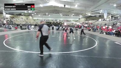 132 lbs Quarterfinals (8 Team) - Ryker Henth, Station Camp High School vs Jackson Key, Montgomery Central High School