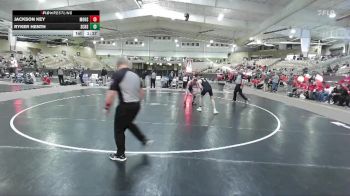 132 lbs Quarterfinals (8 Team) - Ryker Henth, Station Camp High School vs Jackson Key, Montgomery Central High School