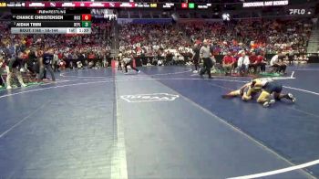 1A-144 lbs Champ. Round 2 - Chance Christensen, Riceville vs Aidan Timm, Belle Plaine