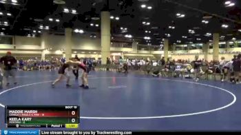 120 lbs Semis & Wb (16 Team) - Maddie Marsh, Charlie`s Angels-IL Pink vs Keela Kary, Montana