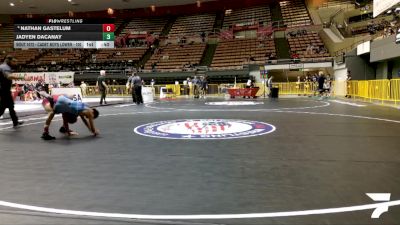 Cadet Boys Lower - 100 lbs Cons. Semis - Jadyen Dacanay vs Nathan Gastelum