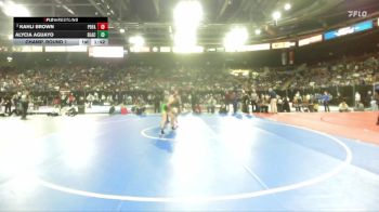 135 lbs Champ. Round 1 - Alycia Aguayo, Blackfoot vs Kahli Brown, Post Falls