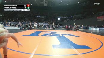 5A Boys 138 lbs Champ. Round 1 - Shane Anderson, Crook County Boys vs Thomas Wippel, Eagle Point Boys