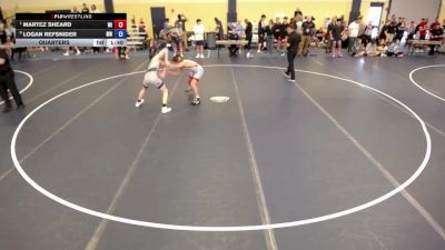 126 lbs Quarters - Martez Sheard, WI vs Logan Refsnider, MN