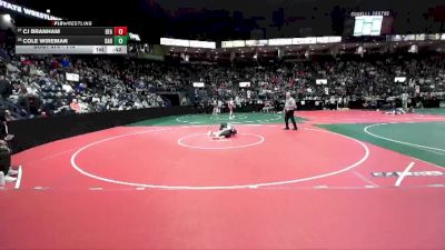 114 lbs Cons. Round 2 - Cj Branham, BEASTA vs Cole Wireman, DAB1