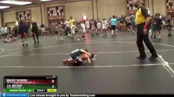 46 lbs Round 4 (6 Team) - Cai Becker, ACES Wrestling vs Brody Rogers, Smittys Barn Hard Rockers
