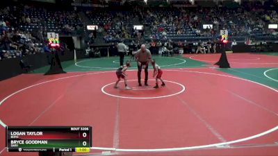 75 lbs Cons. Round 3 - Bryce Goodman, SWR1 vs Logan Taylor, BOM2