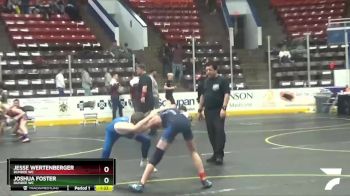 90 lbs Cons. Round 2 - Joshua Foster, Dundee WC vs Jesse Wertenberger, Dundee WC