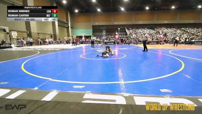 58 lbs Round Of 32 - Roman Jimenez, Legacy Wrestling Center vs Roman Carter, Mat Demon Wrestling Club