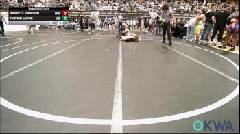 132 lbs Quarterfinal - Barrett Johnson, Pauls Valley Wrestling Club vs Tucker Layne, Lions Wrestling Academy