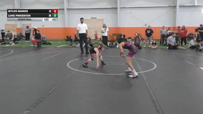 60 lbs Semifinal - Myles Maines, Project X vs Luke Pinkerton, Rising Kings