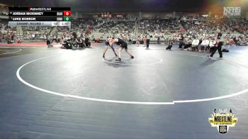 B6A-157 lbs Champ. Round 1 - Luke Borror, Edmond North vs Jordan Mckinney, Broken Arrow