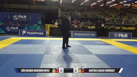 Aristides Araujo-Rodriguez vs João Ricardo Bordignon Miyao 2025 Pan Jiu Jitsu IBJJF Championship