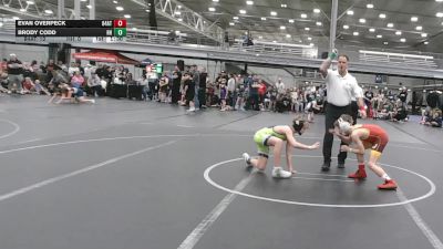 80 lbs Round 2 (4 Team) - Brody Codd, Headhunters vs Evan Overpeck, 84 Athletes