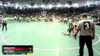 150 lbs Champ. Round 1 - Nyden Euson, East Central vs Aiden Furst, Hamilton Heights H.S.