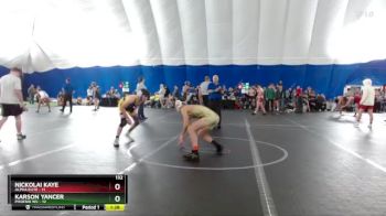 132 lbs Finals (2 Team) - Karson Yancer, Phoenix WC vs Nickolai Kaye, Alpha Elite