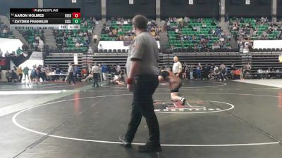 1A-4A 285 Champ. Round 2 - Zayden Franklin, Coosa Christian School vs Aaron Holmes, Deshler