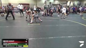 90 lbs Finals (8 Team) - Kosta Hatzigeorgio, Team Gotcha vs Brycen Dawley, POWA