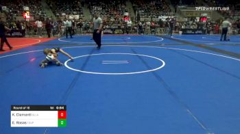 52 lbs Prelims - Kash Clementi, Gladiators (LA) vs Ezekiel Rosas, Toss Em Up