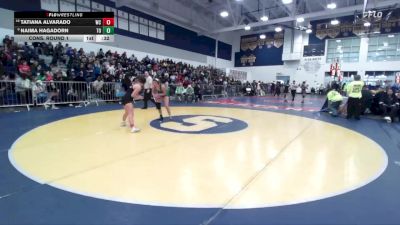 125 lbs Cons. Round 1 - Tatiana Alvarado, West Covina vs Naima Hagadorn, Thousand Oaks