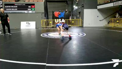 Intermediate Boys - 71 lbs Cons. Round 4 - Gavin Miller, RBWC (Rancho Bernardo Wrestling Club) vs Austin Wilson, Petaluma Wrestling Club