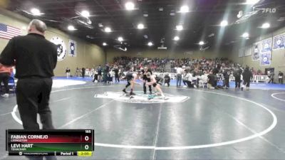 165 lbs Champ. Round 2 - Levi Hart, Tehachapi vs Fabian Cornejo, Livingston