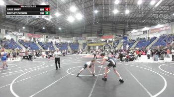 130 lbs Consolation - Gage Swift, Bear Cave WC vs Bentley Patrick, Gunnison