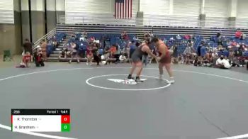 288 lbs Cons. Semi - Richard (bubba) Thornton, Springboro vs Hunter Branham, Frankton