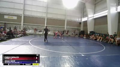 88 lbs Quarterfinals (8 Team) - Carlo Difalco, Illinois vs Noah Back, Oklahoma Outlaws Red