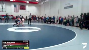 182 lbs Champ. Round 2 - Wrigley Hull, Penn vs Sam Hernandez, Jennings County