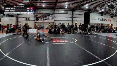 92 kg Champ. Round 1 - Pierce White, Boone RTC vs Jesse Perez, Life U Club Lucha Wrestling