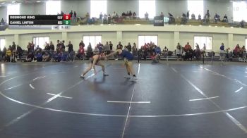 141 lbs Cons. Round 3 - Cahiel Linton, Mount St. Joseph vs Desmond King, Olivet