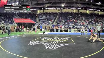 Girls-125 lbs Cons. Round 2 - Libbi Jacobs, Petoskey Hs Girls vs Madisyn Harrison, Marcellus Hs Girls