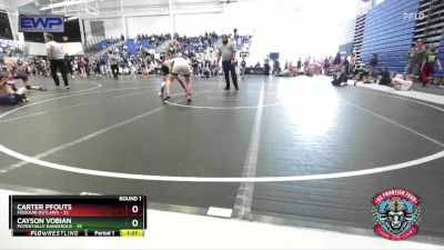 120 lbs Round 1 (4 Team) - Carter Pfouts, Missouri Outlaws vs Cayson Vobian, Potentially Dangerous