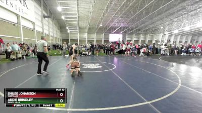 100 lbs Quarterfinal - Addie Brindley, Salem Hills vs Shilee Johanson, Westlake