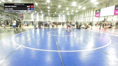 100-105 lbs Cons. Round 1 - Belyini Umana, Washington vs Aria Wing, Steelclaw Wrestling Club