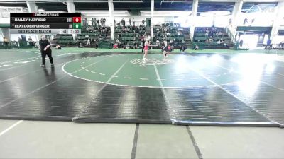 117 lbs 3rd Place Match - Hailey Hatfield, Otterbein vs Lexi Doerflinger, Hiram