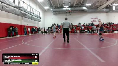 113 lbs Champ. Round 1 - Rylan Petersen, Liberty vs Lance Alexander, Thunderridge