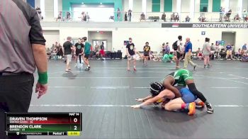 120 lbs Cons. Round 3 - Brendon Clark, Sumner vs Draven Thompson, Winter Haven