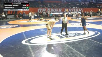 2A 175 lbs Champ. Round 1 - Brody Kelly, Elmhurst (IC Catholic) vs Keishawn Triplett, Chicago (St. Rita)