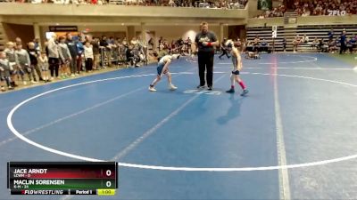 65 lbs Quarterfinals (8 Team) - Maclin Sorensen, K-M vs Jace Arndt, LCWM