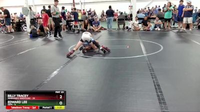 68 lbs Round 4 (6 Team) - Billy Tracey, Warhawks Wrestling vs Edward Lee, SEPA