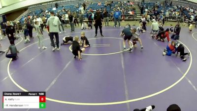 10U Boys - 49 lbs Champ. Round 1 - Andrew Kelly, Florida vs Ryker Henderson, Top Of The Rock Wrestling Club