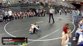 55 lbs Round 4 (6 Team) - Hudson Broz, Nebraska Blue vs Ryddik Johnson, Team Oregon