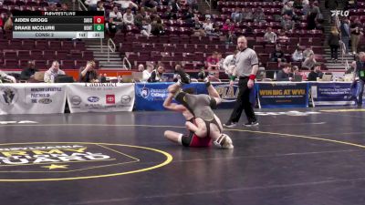 133 lbs Consi 2 - Aiden Grogg, Saucon Valley vs Drake McClure, Bentworth