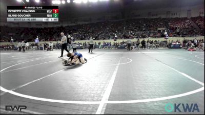 92 lbs Round Of 16 - Everette Coalson, Weatherford Youth Wrestling vs Blake Goucher, Prodigy Elite Wrestling