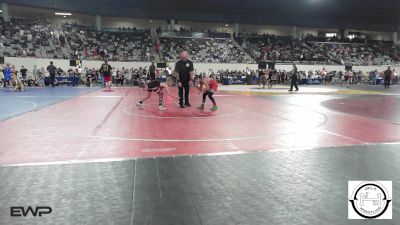 68 lbs Round Of 32 - Logan Ponce, Raw Wrestling Club vs Easton Wigington, Watonga Youth Wrestling
