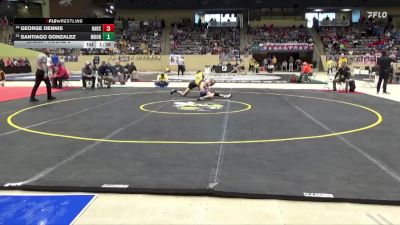 144 lbs Champ. Round 2 - Santiago Gonzalez, Moore vs George Dennis, Harrison County